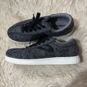 Mens Tretorn Wool Nylite Sneakers grey gray black men’s 8 comfort insoles